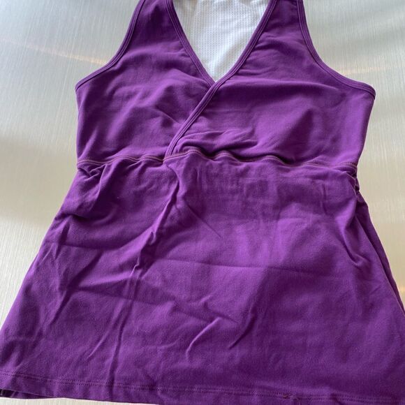 One Step Ahead purple fitness tank - size large - Picture 1 of 8